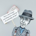 Leonard Cohen poet, novelist, singer figurine, Reader gifts!