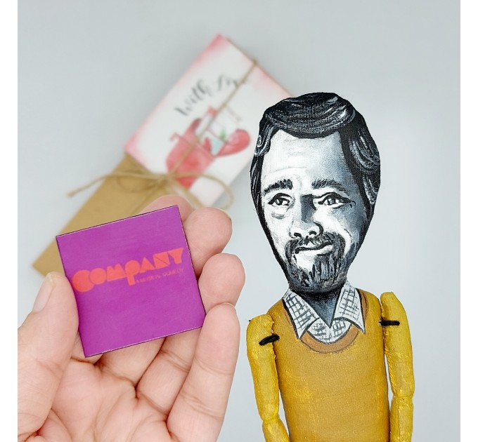 Stephen Sondheim composer figure - Broadway musical gift, theater lovers