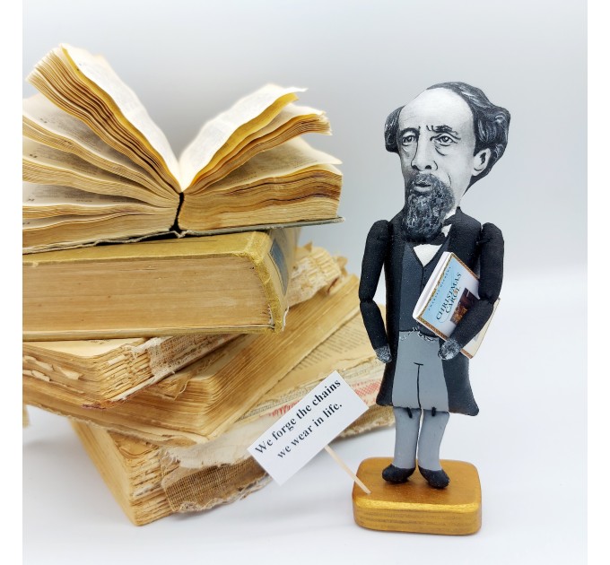 Charles Dickens Famous British author figure - Literary Gift!