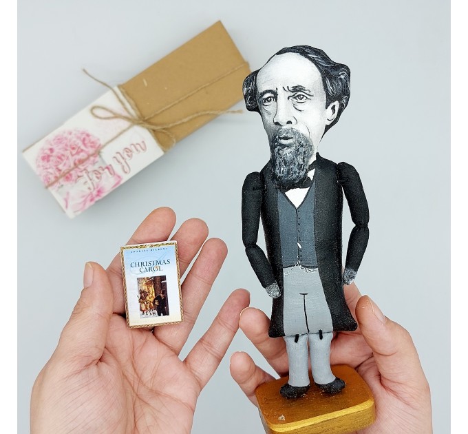 Charles Dickens Famous British author figure - Literary Gift!