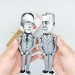 Bill W. & Dr. Bob figurines, the founders of Alcoholics Anonymous - AA Founder’s Day gift!