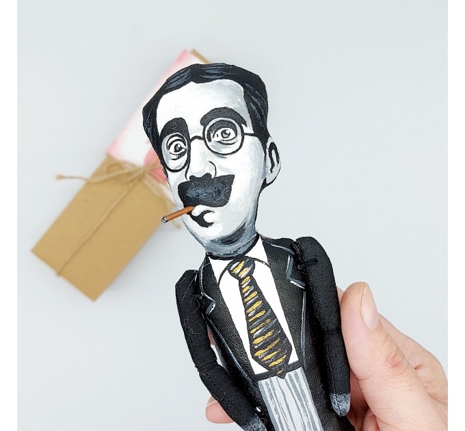 Groucho Marx The Marx Brothers figurine - Old Hollywood star slapstick comedy art