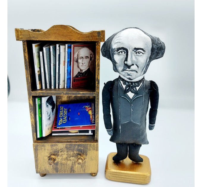 John Stuart Mill British philosopher, political economist figurine
