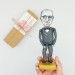 Hans Kelsen philosopher figure, Philosophy gift - Collectible doll