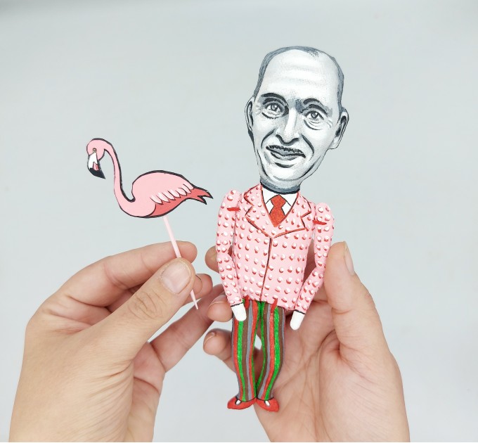 John Waters famous American filmmaker figurine