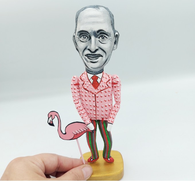 John Waters famous American filmmaker figurine