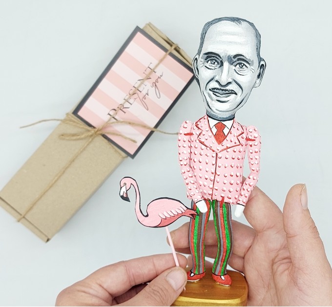 John Waters famous American filmmaker figurine