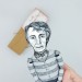 Anna Freud famous psychoanalyst figure, Gift for psycholog - Collectible doll