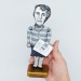 Anna Freud psychoanalyst figure, the founder of psychoanalytic child psychology - psychology office decor