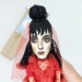 Lydia Deetz figurine in Gothic Red Wedding Dress