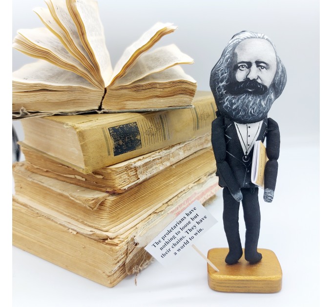 Karl Marx figure, famous philosopher, economist - Gift for philosopher!