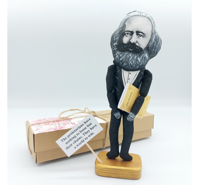 Karl Marx figure, famous philosopher, economist - Gift for philosopher!