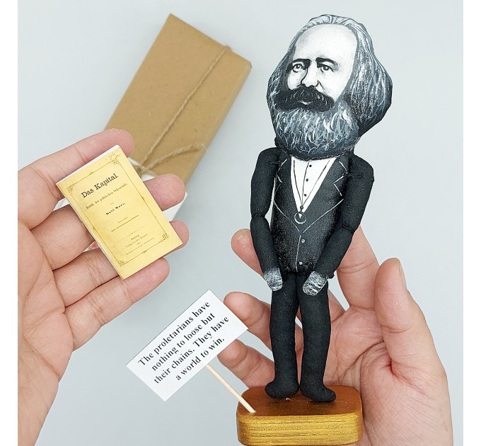 Karl Marx figure, famous philosopher, economist - Gift for philosopher!