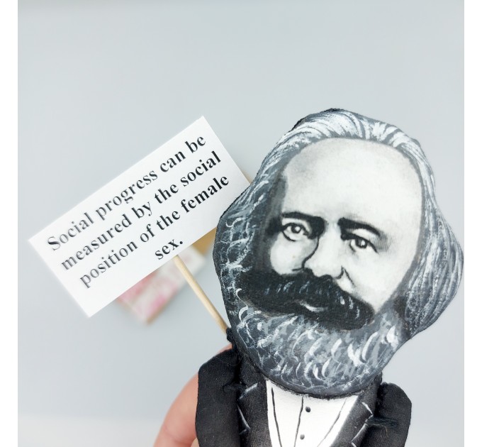 Karl Marx figure, famous philosopher, economist - Gift for philosopher!