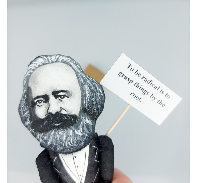 Karl Marx figure, famous philosopher, economist - Gift for philosopher!