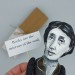 Virginia Woolf famous women feminist figure, author Mrs Dalloway - Bookworm gift!