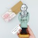 Leo Tolstoy figure, writer author War and Peace, Anna Karenina - Reader gift!