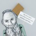 Leo Tolstoy figure, writer author War and Peace, Anna Karenina - Reader gift!