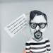 Tom Robbins famous writer figurine - Reader gift!