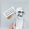 Mahatma Gandhi figure, Father of the Nation, indian activist - inspirational people!