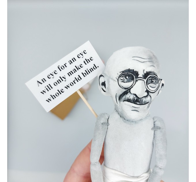Mahatma Gandhi figure, Father of the Nation, indian activist - inspirational people!