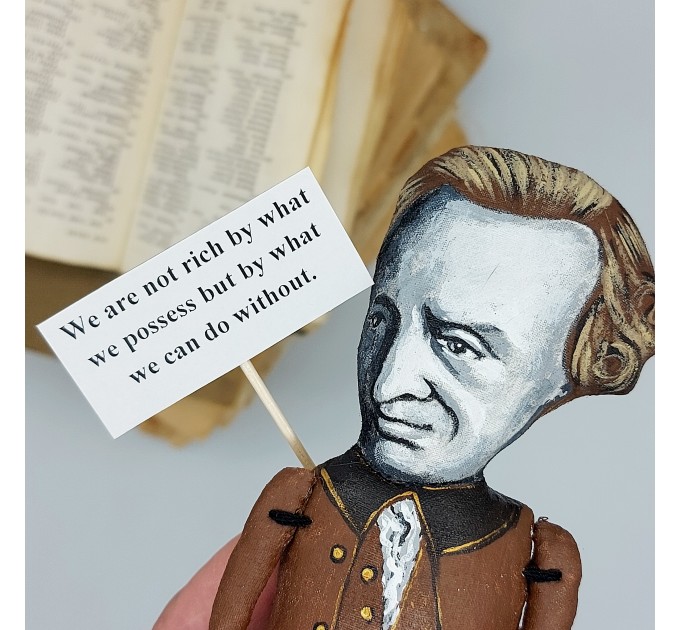 Immanuel Kant famous historical literary figure, German philosopher in the Age of Enlightenment