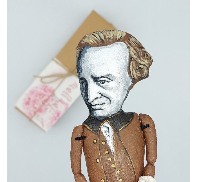 Immanuel Kant famous historical literary figure, German philosopher in the Age of Enlightenment