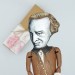 Immanuel Kant famous historical literary figure, German philosopher in the Age of Enlightenment