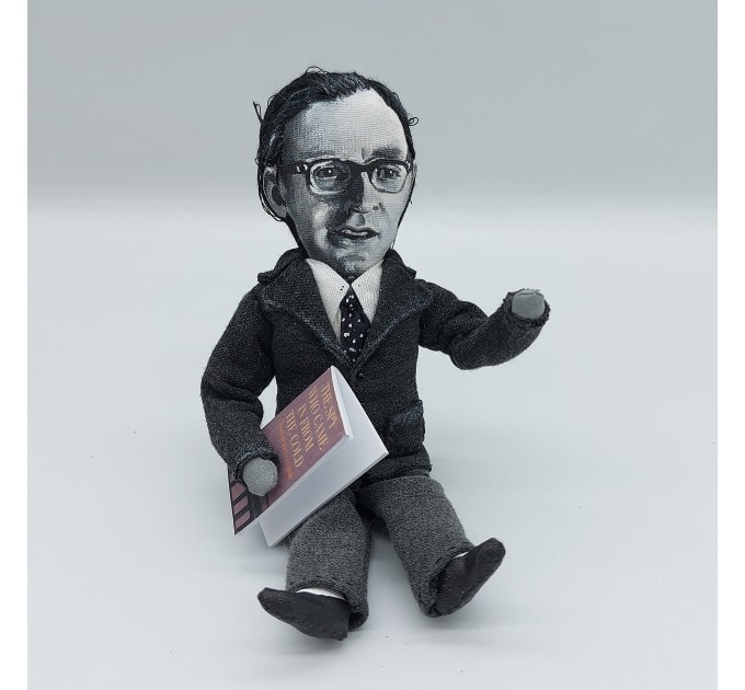 Custom portrait doll, Caricature doll, Wire doll 6 1/2 - 7 inch, 1:12 scale doll