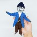Custom portrait doll, Caricature doll, Wire doll 6 1/2 - 7 inch, 1:12 scale doll