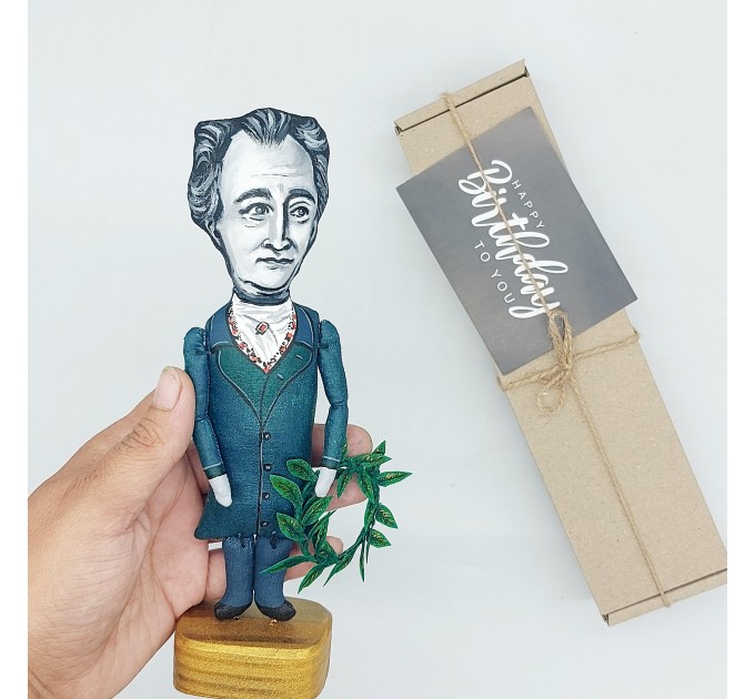 Johann Wolfgang von Goethe famous literary figurine- Librarian gift! 