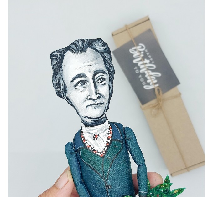 Johann Wolfgang von Goethe famous literary figurine- Librarian gift! 