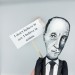 Marcel Duchamp famous painter Dada, sculptor figurine - Cubism fans! 