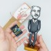 William Faulkner famous writer figurine - Literary gift!