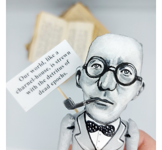 Le Corbusier Famous architect figurine
