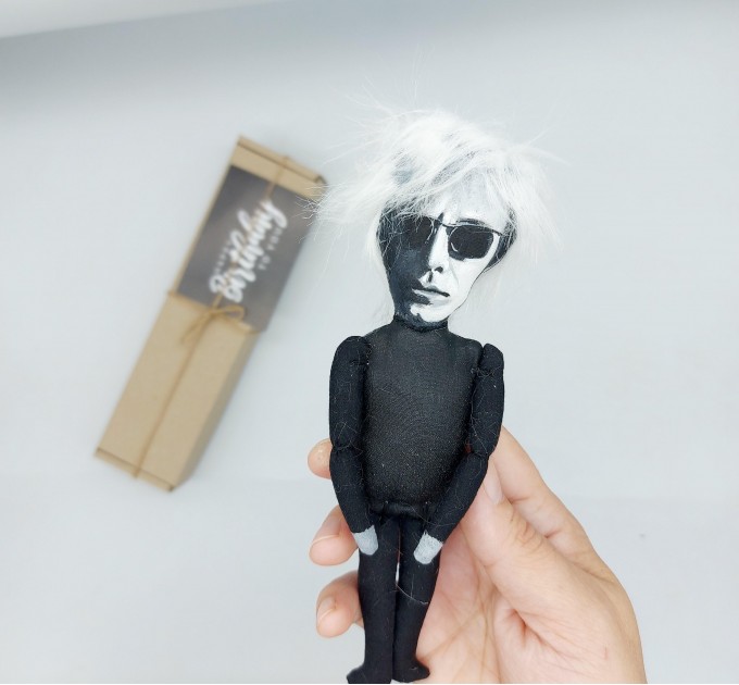 Andy Warhol famous American artist figurine