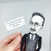 Friedrich Hayek Austrian economist and philosopher figurine