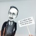 Friedrich Hayek Austrian economist and philosopher figurine