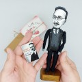 Friedrich Hayek Austrian economist and philosopher figurine