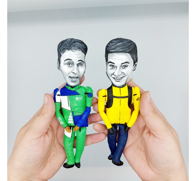 Custom figure 7 inches, Personalized Caricature figurine