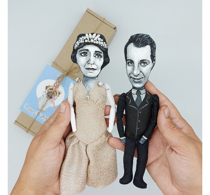 Custom figure 7 inches, Personalized Caricature figurine