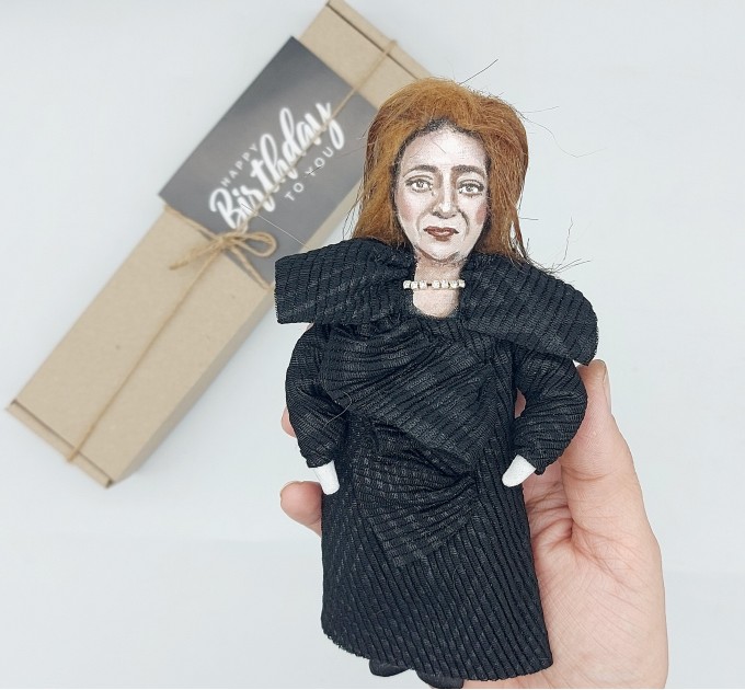 Zaha Hadid famous architect figurine