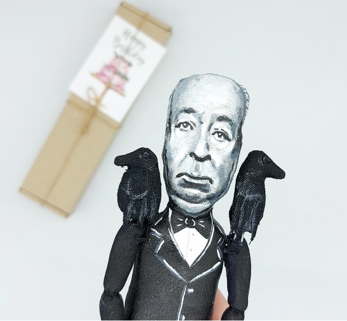 Alfred Hitchcock filmmaker figure - film related gifts