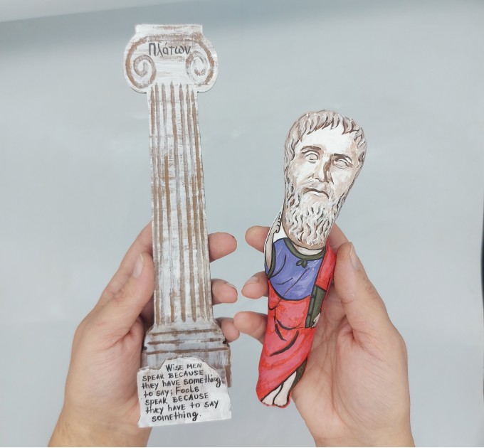 Plato Greek philosopher figurine