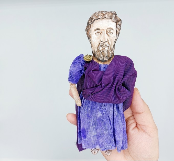 Marcus Aurelius Roman emperor figurine