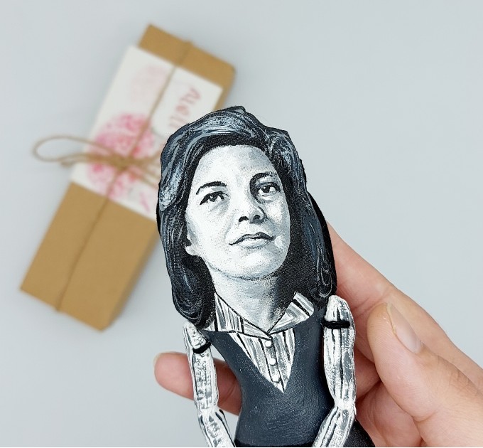 Susan Sontag famous American writer figurine