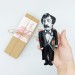 James Whistler American painter figurine