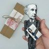 George Edward Moore English philosopher action figure 1:12- idealism in British philosophy - professor gift idea, a unique collection for smart people - Collectible scientist doll hand painted + Miniature Book