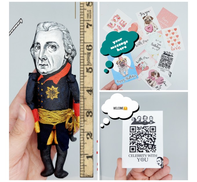 George Edward Moore English philosopher action figure 1:12- idealism in British philosophy - professor gift idea, a unique collection for smart people - Collectible scientist doll hand painted + Miniature Book