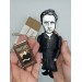 Gertrude Stein literary action figure 1:12, American novelist, poet, playwright, art collector, Feminist - Literary Gift for Readers, Writers, a unique collection for smart people - collectible handmade doll + Miniature Book